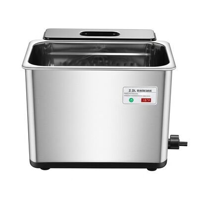 2.5L Cleaning Tank Capacity Tabletop Ultrasonic Cleanser Low Noise Level Offering Quiet Operation and Effective Cleaning
