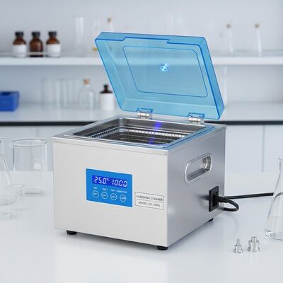 Nettoyeur à ultrasons de table de 2,5 L avec réservoir de nettoyage, faible niveau sonore, adapté aux laboratoires et à l'industrie