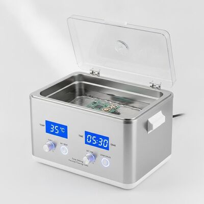Réglage de chauffage 0-80 °C Nettoyeur à ultrasons de table avec réglage de la minuterie 0-30 minutes Convient pour les tâches de nettoyage de précision