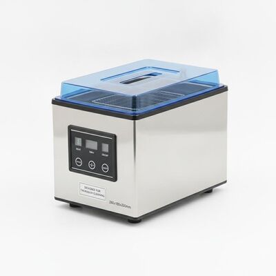 Capacité du réservoir de nettoyage de 2,5 L Nettoyeur à ultrasons de table Taille de l'unité du réservoir en acier inoxydable 280x180x200mm Conçu pour un nettoyage en profondeur